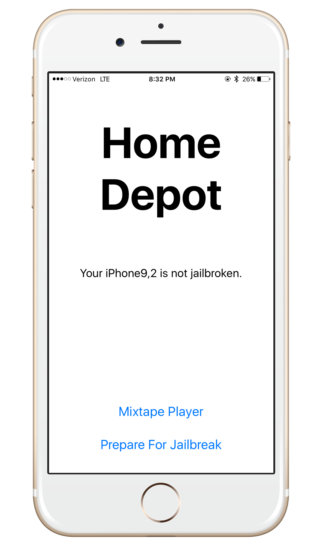 Home Depot jailbreak