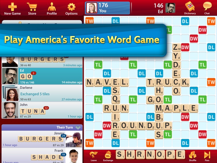 Scrabble Premium for iPad