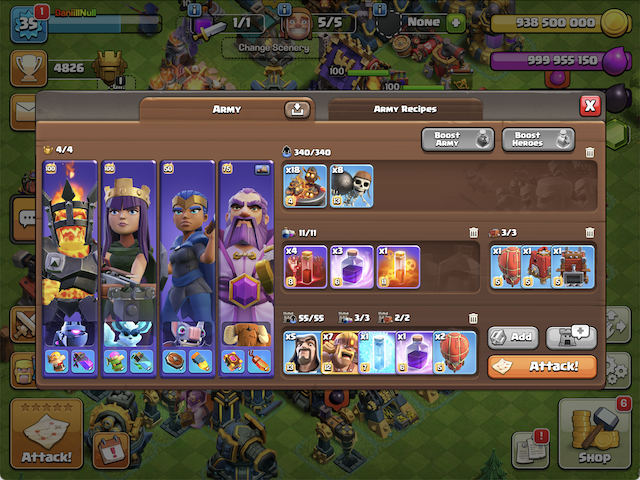Null's Clash for Clash of Clans
