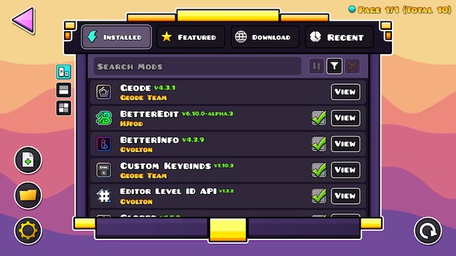 Geode for Geometry Dash